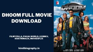 Read more about the article [ Download ] Dhoom Full Movie in 360p, 720p & 1080p by Filmyzilla, Pagalworld, 123mkv, Khatrimaza, Moviesflix